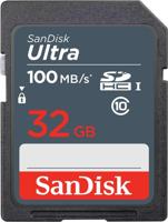 SanDisk Ultra 32GB SDHC Mem Card 100MB/s flashgeheugen UHS-I Klasse 10 - thumbnail