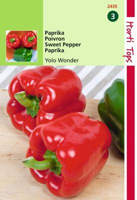 Zaden Paprika Yolo Wonder Hortitops - Hortitops Zaden Paprika Yolo Wonder Hortitops - Hortitops