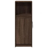 Dressoir met LED 38x34x100 cm bewerkt hout bruin eikenkleur - thumbnail
