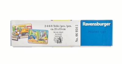 Ravensburger Mijn Eerste Puzzels puzzelset Op het werk - 2 + 4 + 6 + 8 stukjes - thumbnail