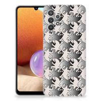 Samsung Galaxy A32 4G | A32 5G Enterprise Editie | TPU Hoesje | Salamander Grey - thumbnail