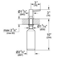 Grohe Cosmo zeepdispenser 400 ml. Supersteel - thumbnail