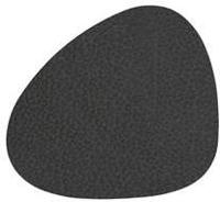 LIND DNA - Glass Mat Curve - Onderzetter 11x13cm Hippo Anthracit - thumbnail