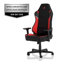 Nitro Concepts X1000 Gaming stoel Zwart/rood - thumbnail