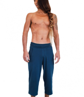 Yogabroek 'Shaolin' Driekwart Man Navy S - thumbnail