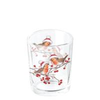 Ambiente theelicht christmas robins - thumbnail