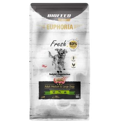 EUPHORIA Fresh Adult Turkey with lamb M/L - droog hondenvoer - 50g