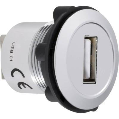 TRU COMPONENTS USB-01 USB-inbouwbus 2.0 Bus, inbouw USB-bus type A naar USB-bus type A Inhoud: 1 stuk(s)