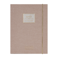 Pimpelmees Baby's 1st Jaar Boek Mono Luxe Warm Nude - thumbnail