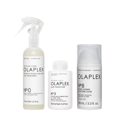 Olaplex Treatment Set | No. 0, 3 & 8 | Herstelt beschadigd haar