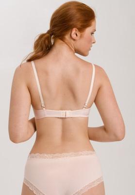Hanro Dames Lingerie Cotton Lace spacer bh zonder beugel roze 072432