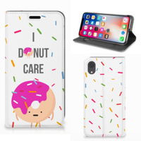 Apple iPhone Xr Flip Style Cover Donut Roze - thumbnail