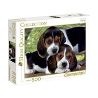Clementoni puzzel hondenvriendjes, 500st. - thumbnail