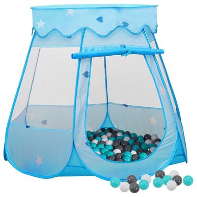 VidaXL Kinderspeeltent met 250 ballen 102x102x82 cm blauw VidaXL Kinderspeeltent met 250 ballen 102x102x82 cm blauw