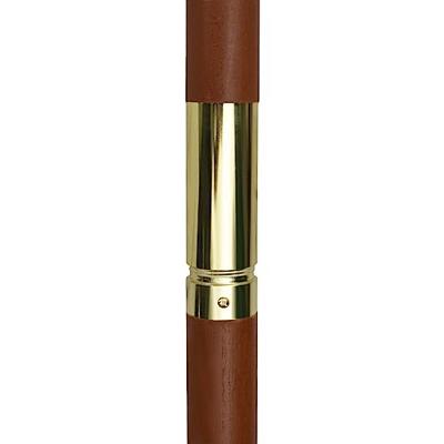 Parasol met houten paal 200x300 cm crmewit