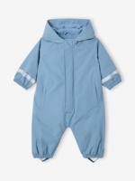 Regenjas met capuchon jeansblauw - thumbnail
