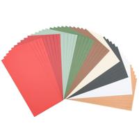 Florence • kaartenkarton 216g textuur 13,5x27cm multipack kerst 45x - thumbnail