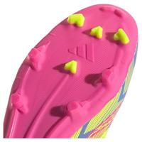 adidas F50 League Gras / Kunstgras Voetbalschoenen (MG) Roze Neongeel Blauw - thumbnail