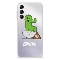 Samsung Galaxy A14 5G Telefoonhoesje met Naam Cactus Poo - thumbnail