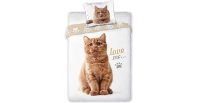 Animal Pictures Dekbedovertrek Love Me - Eenpersoons - 140 x 200 cm - Wit Animal Pictures Dekbedovertrek Love Me - Eenpersoons - 140 x 200 cm - Wit