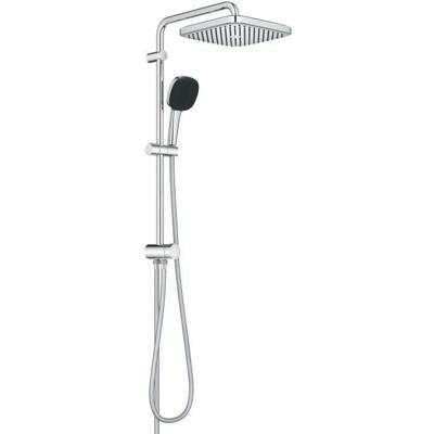 GROHE Vitalio Comfort 250 QuickFix Regendoucheset - hoofddouche - 25cm - vierkante handdouche - 2 straalsoorten - chroom 26698001 GROHE Vitalio Comfort 250 QuickFix Regendoucheset - hoofddouche - 25cm - vierkante handdouche - 2 straalsoorten - chroom 26698001
