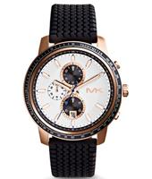 Horlogeband Michael Kors MK8343 Silicoon Zwart 22mm Horlogeband Michael Kors MK8343 Silicoon Zwart 22mm