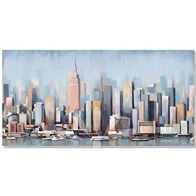 Schilderij DKD Home Decor New York (120 x 3 x 60 cm) (2 Stuks)