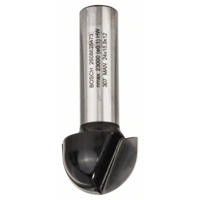 Bosch Accessoires Halfrondprofielfrezen 12 mm, R1 12 mm, D 24 mm, L 12,7 mm, G 57 mm 1st - 2608628473