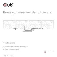 CLUB3D 1 to 4 HDMITM Splitter 4K120Hz - thumbnail