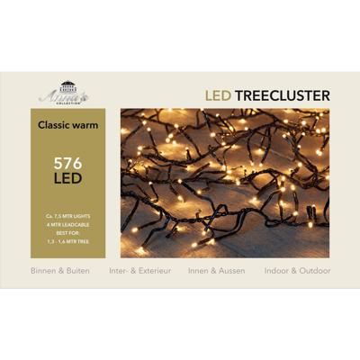 1,3-1,6m treecluster 7,5m/576led classic warm Anna's collection - Annas collection