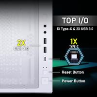 PC-behuizing - BITFENIX - CETO Premium Edition - Zonder voeding - Mid-tower - ATX-formaat - Wit - thumbnail