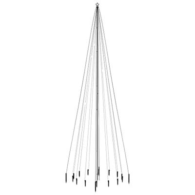 VidaXL Kerstboom met grondpin 1134 led&apos;s meerkleurig 800 cm