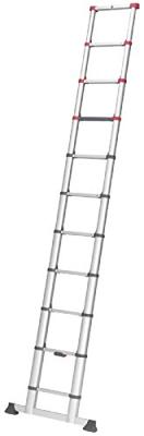Hailo T80 Aluminium Telescoopladder 11 Treden + Stabilisatiebalk 103-322 cm Hailo T80 Aluminium Telescoopladder 11 Treden + Stabilisatiebalk 103-322 cm