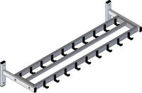 V-part wandgarderobe, 19 haken - thumbnail