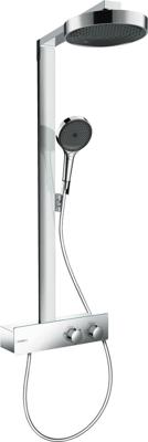 Hansgrohe Rainfinity showerpipe 250 1jet EcoSmart met ShowerTablet 350, chroom