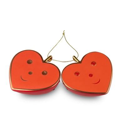 Alessi Fleurs de Jori Kerstornament "Cuore e Cuora"