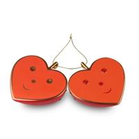 Alessi Fleurs de Jori Kerstornament "Cuore e Cuora" - thumbnail