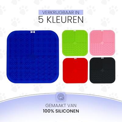 Eat Slow Live Longer Lick Mat Quad Blue - thumbnail