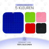 Eat Slow Live Longer Lick Mat Quad Blue - thumbnail