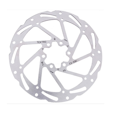 Kt Tero tr180-52 remschijf rotor ø180mm 1.85mm 6-punt zilver