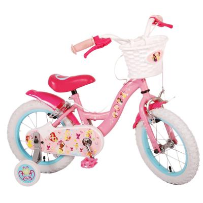 Disney princess kinderfiets - meisjes - 14 inch - roze - twee handremmen