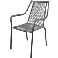 Shelo Stapelstoel aluminium tuinstoel - thumbnail