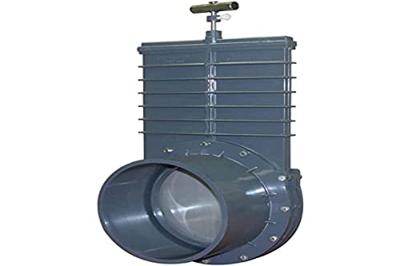 Valterra PVC Schuifkraan 110mm - Stevige RVS Schuif, Water- & Zoutwaterbestendig