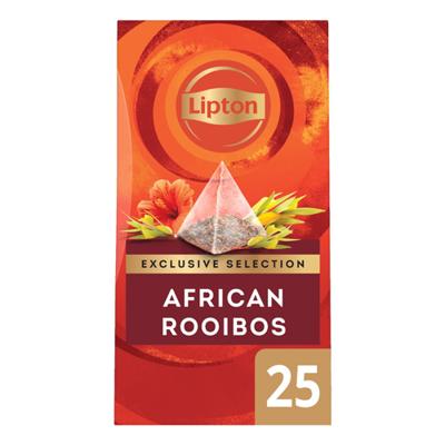 Lipton thee Exclusive Selection, Afrikaanse Rooibos, doos van 25 zakjes