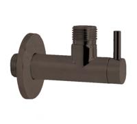 Hoekstopkraan Hotbath Cobber Rond met Filter Verouderd Messing Living Colours - thumbnail