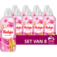 Robijn Wasverzachter Summer Pink 8 x 780ML bij Jumbo - thumbnail