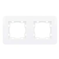 Wit Afdekraam 2 voudig ultra wit RAL9010 8072UW ronde hoeken Eslohe - thumbnail