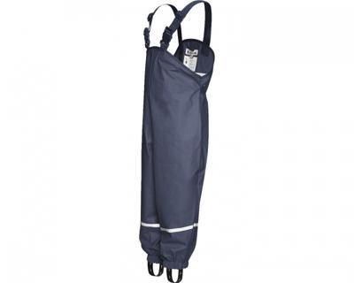 Playshoes regenbroek bretels katoen gevoerd Uni Marine-140
