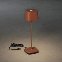 Konstsmide 7814-960 Capri LED-accutafellamp Terracotta - thumbnail