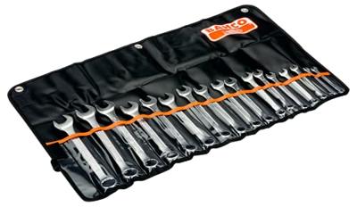 Bahco ringsteeksleutelset 17-dlg | 111M/17T